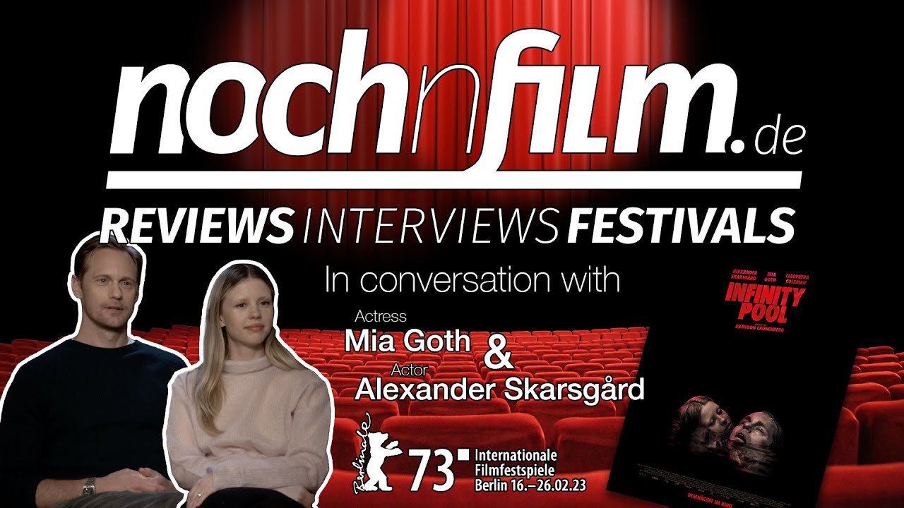 In conversation with Mia Goth & Alexander Skarsgard | Infinity Pool | Interview