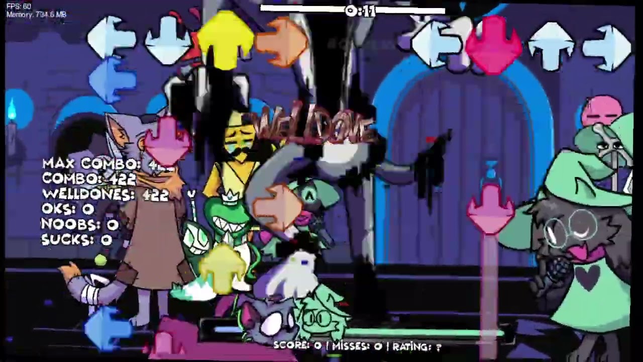 [FNF]The Basement Show 2.0 Week 3,but Ralsei replaced BF
