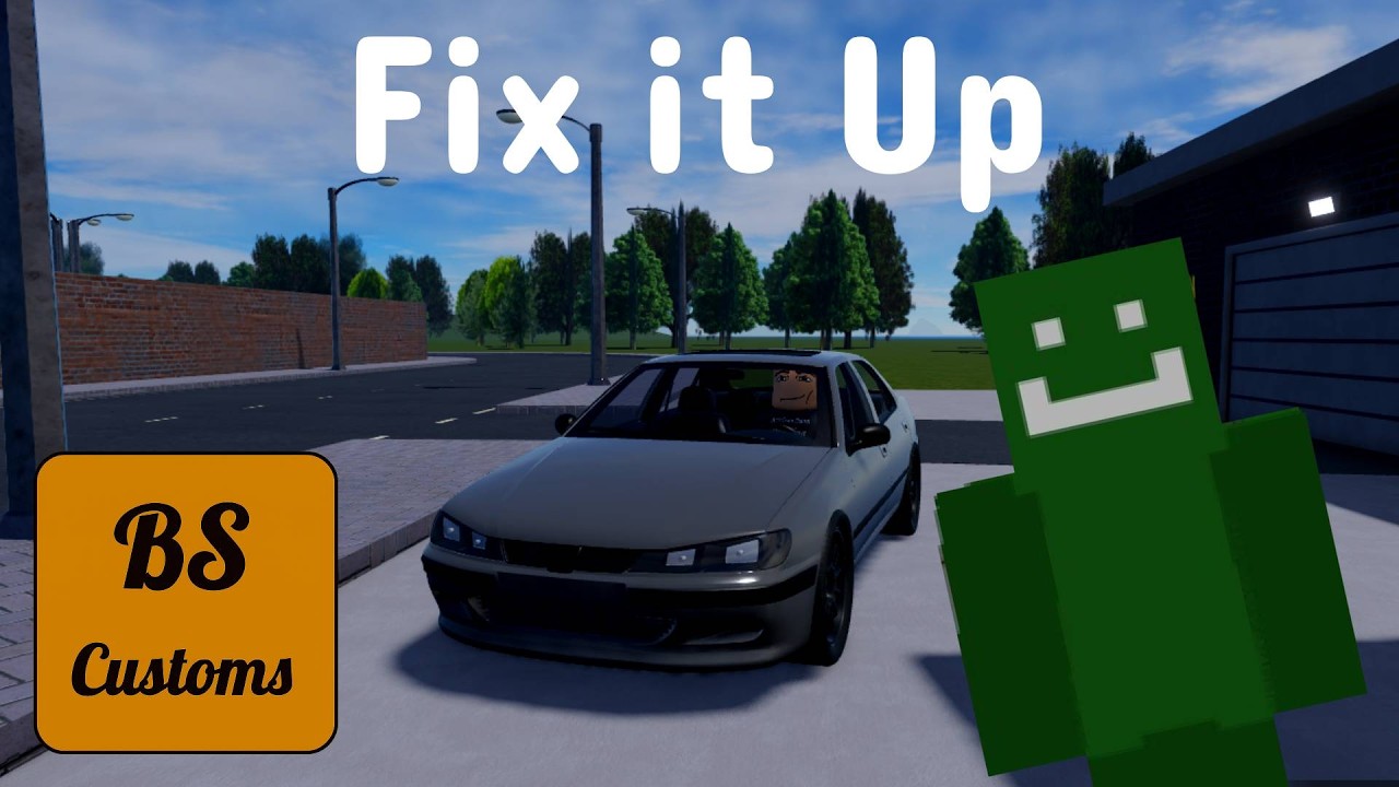 Getting a better car in Fix it Up in Roblox