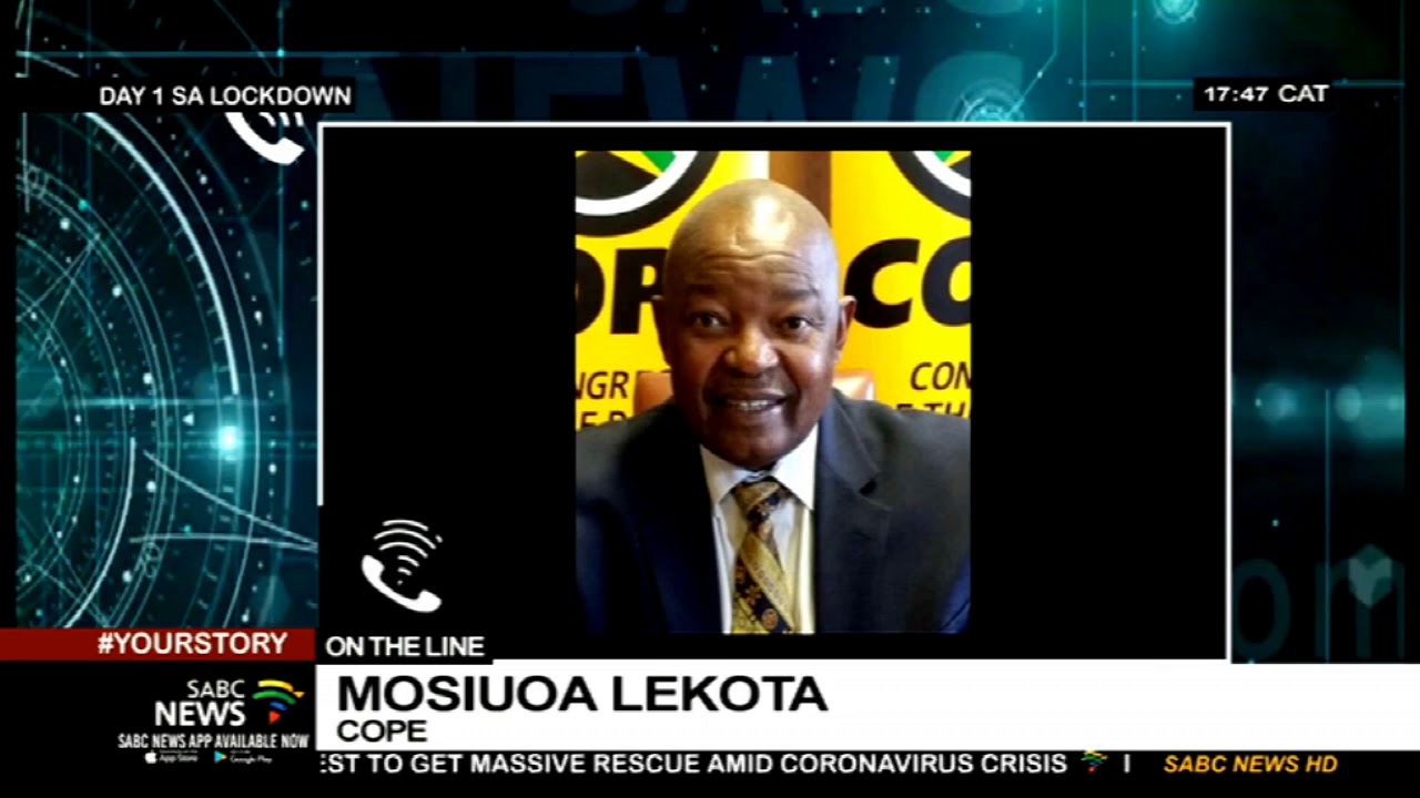 Coronavirus I Lekota reacts to Meshoe's COVID-19 positive test