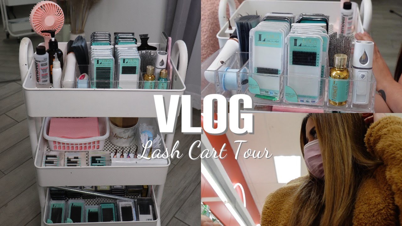 Lash Cart Tour | Vlog + Target run