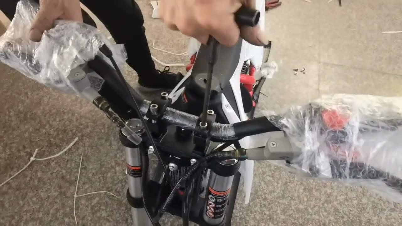 X-PRO X15 110cc Dirt Bike Assembly Video