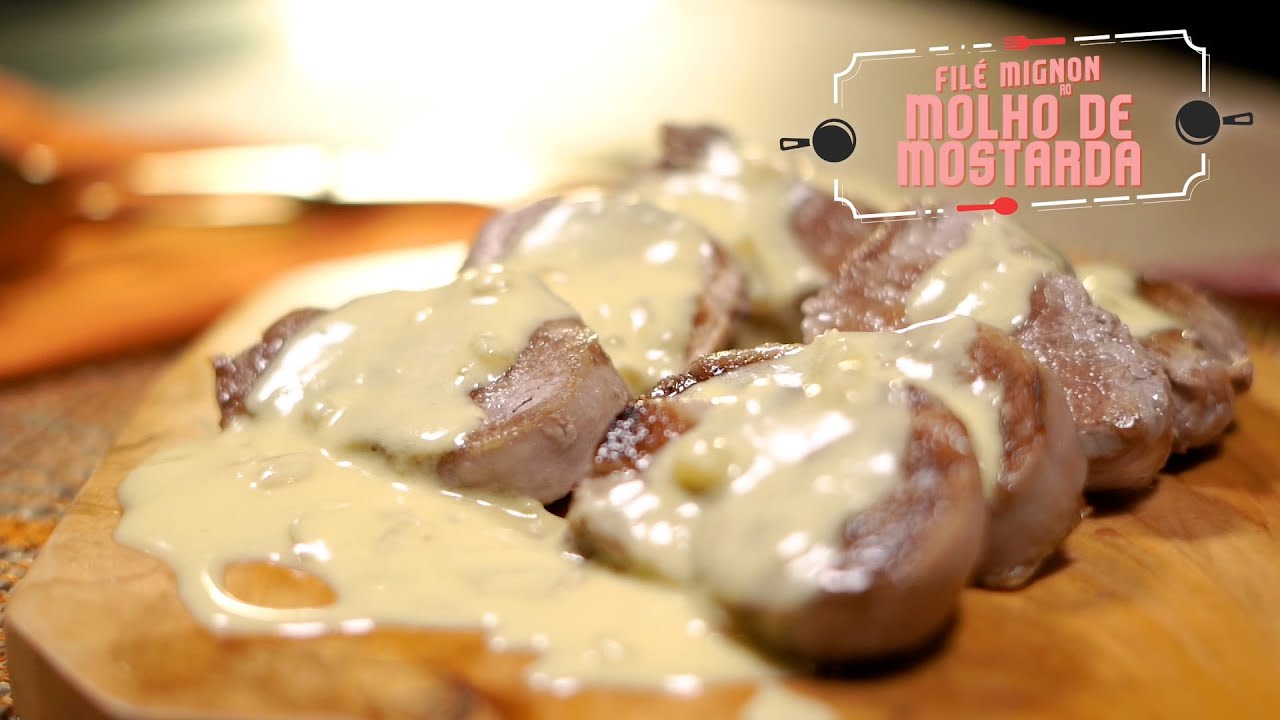 Filá Mignon Suíno ao Molho de Mostarda - Divino Minuto - Receitas Divinas