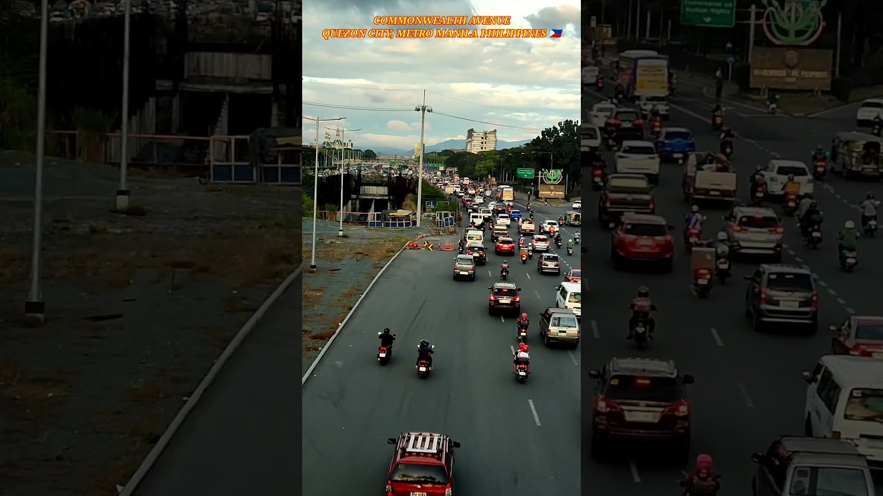PART9: MANILA TRAFFIC UPDATE in COMMONWEALTH AVENUE, QUEZON CITY PHILIPPINES 