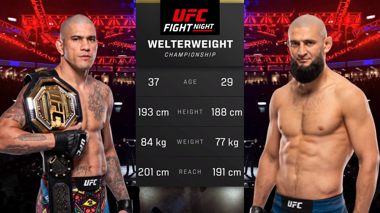 Alex Pereira vs Khamzat Chimaev Full Fight - UFC 5 Fight Night