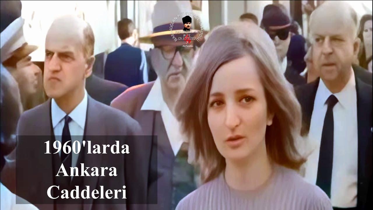1960'larda Ankara Caddeleri | #eskiankara | Fransa Cumhurbaşkanı de Gaulle'ün Türkiye Ziyareti 1968