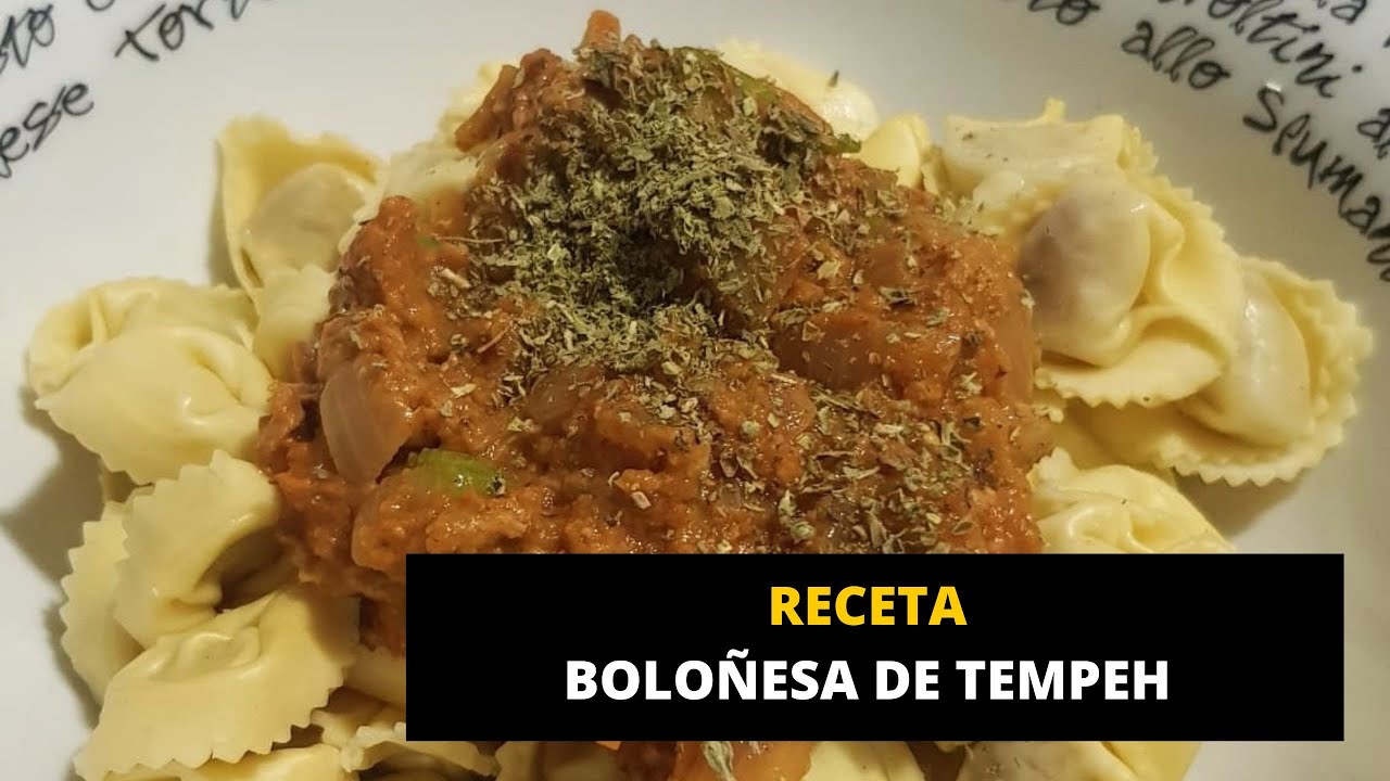 Boloñesa de tempeh