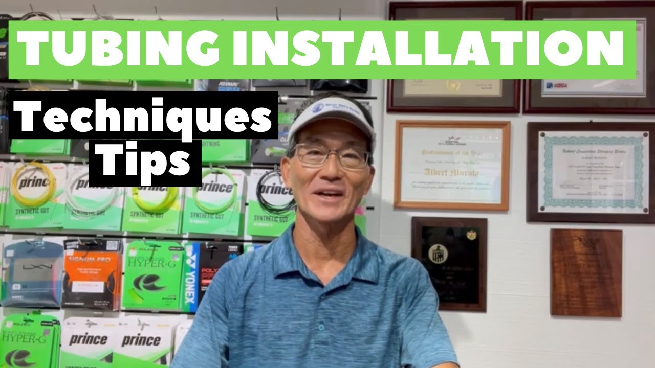 Racquet Stringing [Tubing Installation | Tips & Techniques]