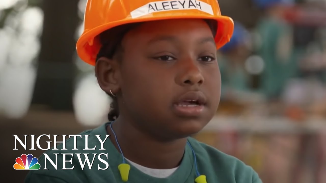 Construction Camp Teaches Young Girls Independence And New Skills | NBC Nightly News