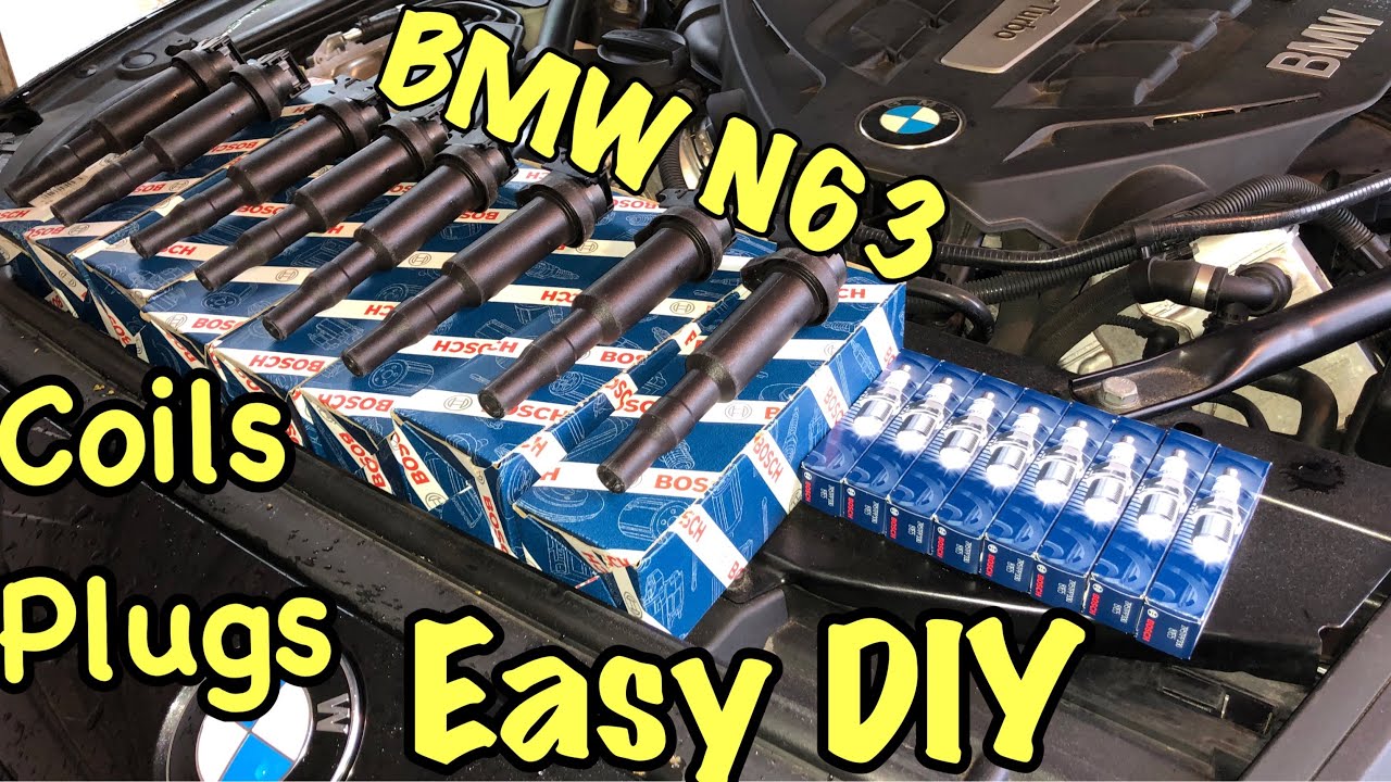 BMW 550i F10 Spark Plugs and Ignition Coils DIY N63