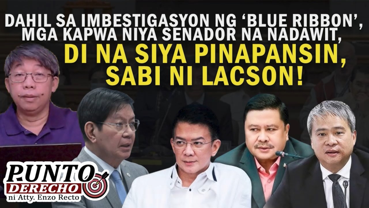DAHIL SA IMBESTIGASYON NG ‘BLUE RIBBON’, MGA KAPWA NIYA SENADOR NA NADAWIT, DI NA SIYA PINAPANSIN