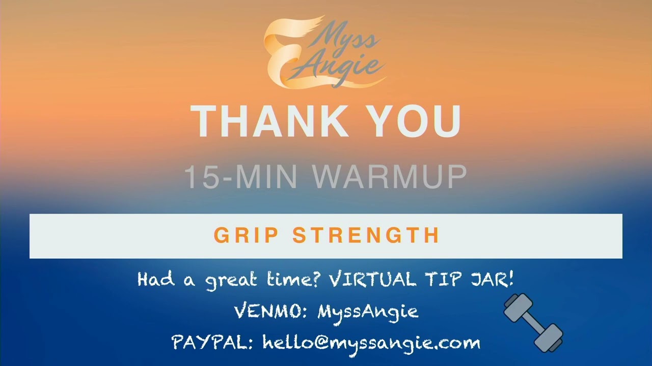 grip strength 15 min