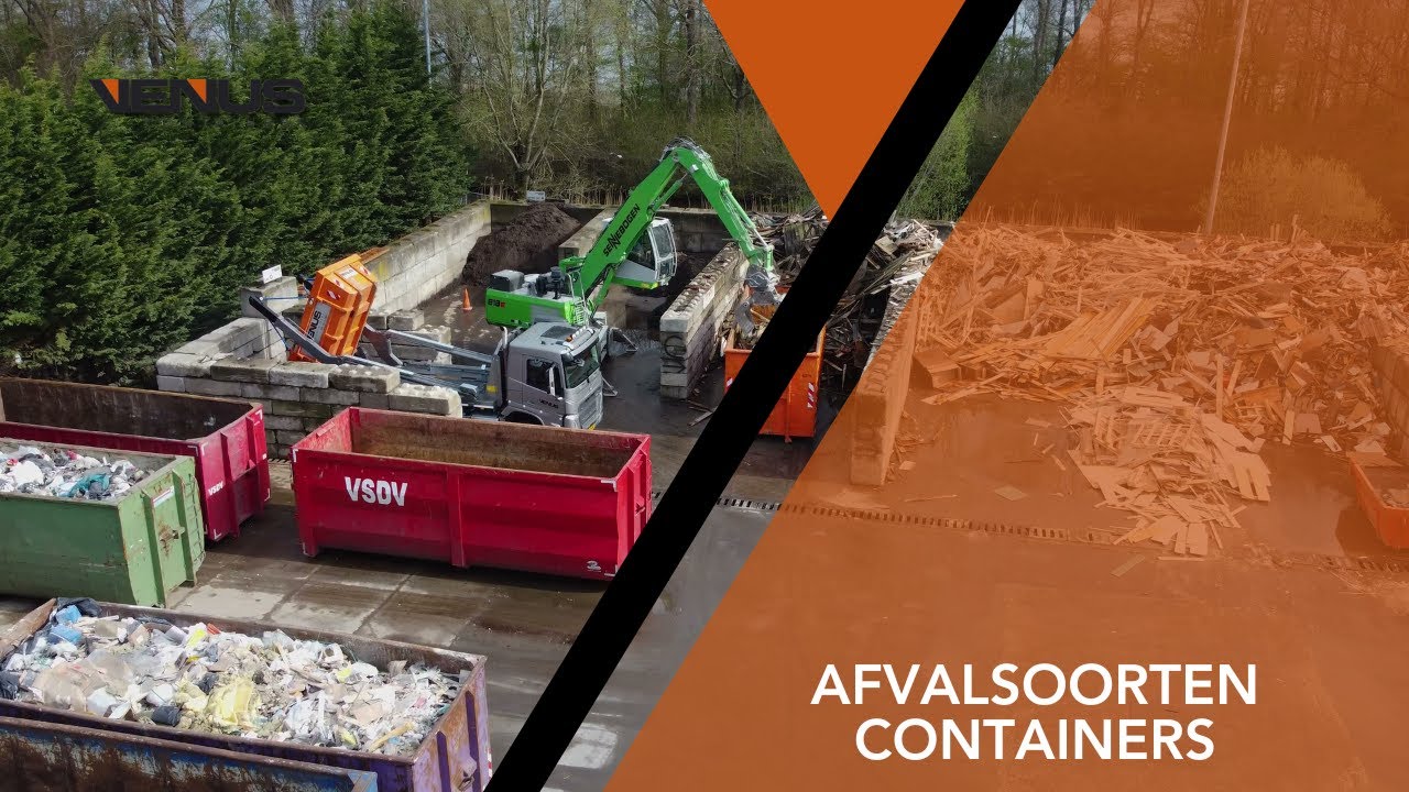 Venus Containers | Afvalsoorten containers