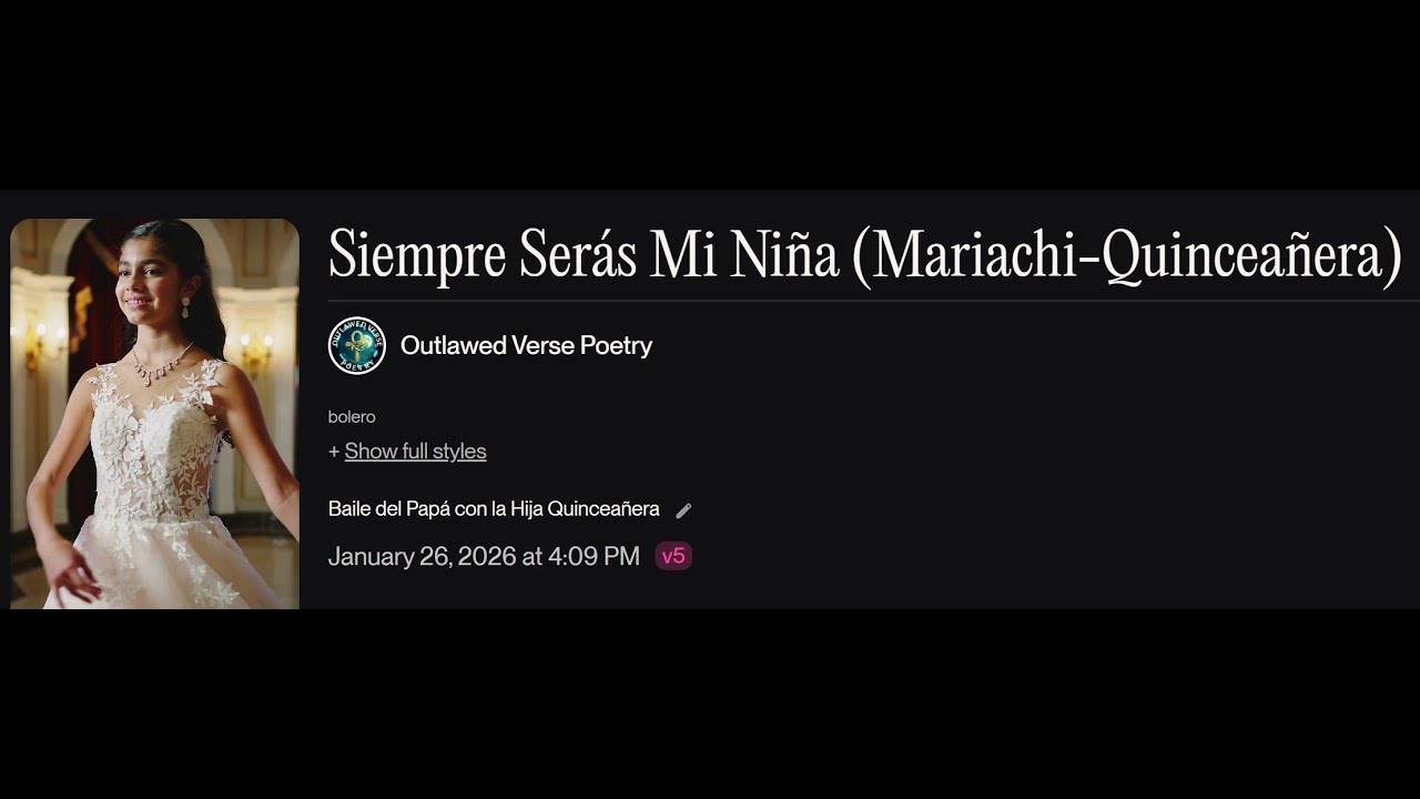 Siempre Serás Mi Niña Mariachi Quinceañera