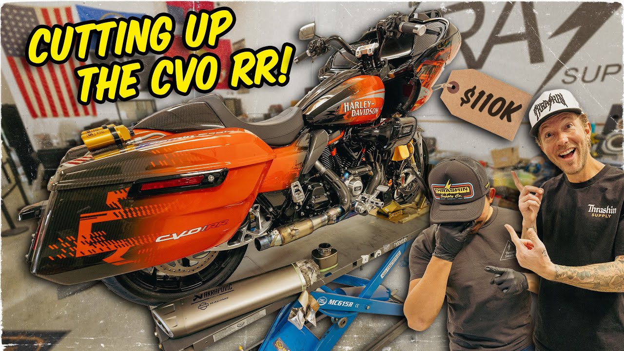Переделываем наш Harley-Davidson CVO RR! (Так звучит намного лучше!) - Видеоблог 235