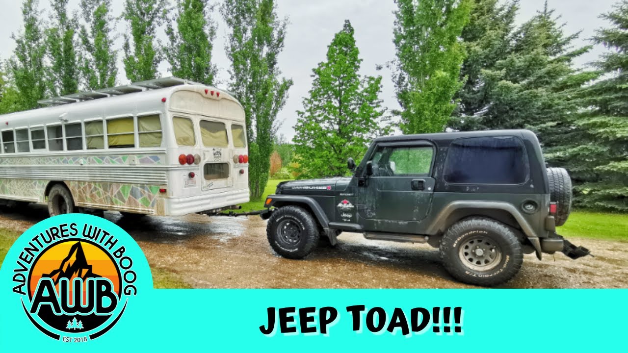 Flat Towing Skoolie Setup - Jeep TJ