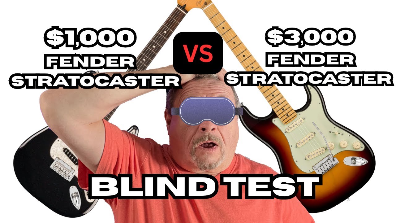 Budget VS High-End Fender Strat BlindFold Comparison!