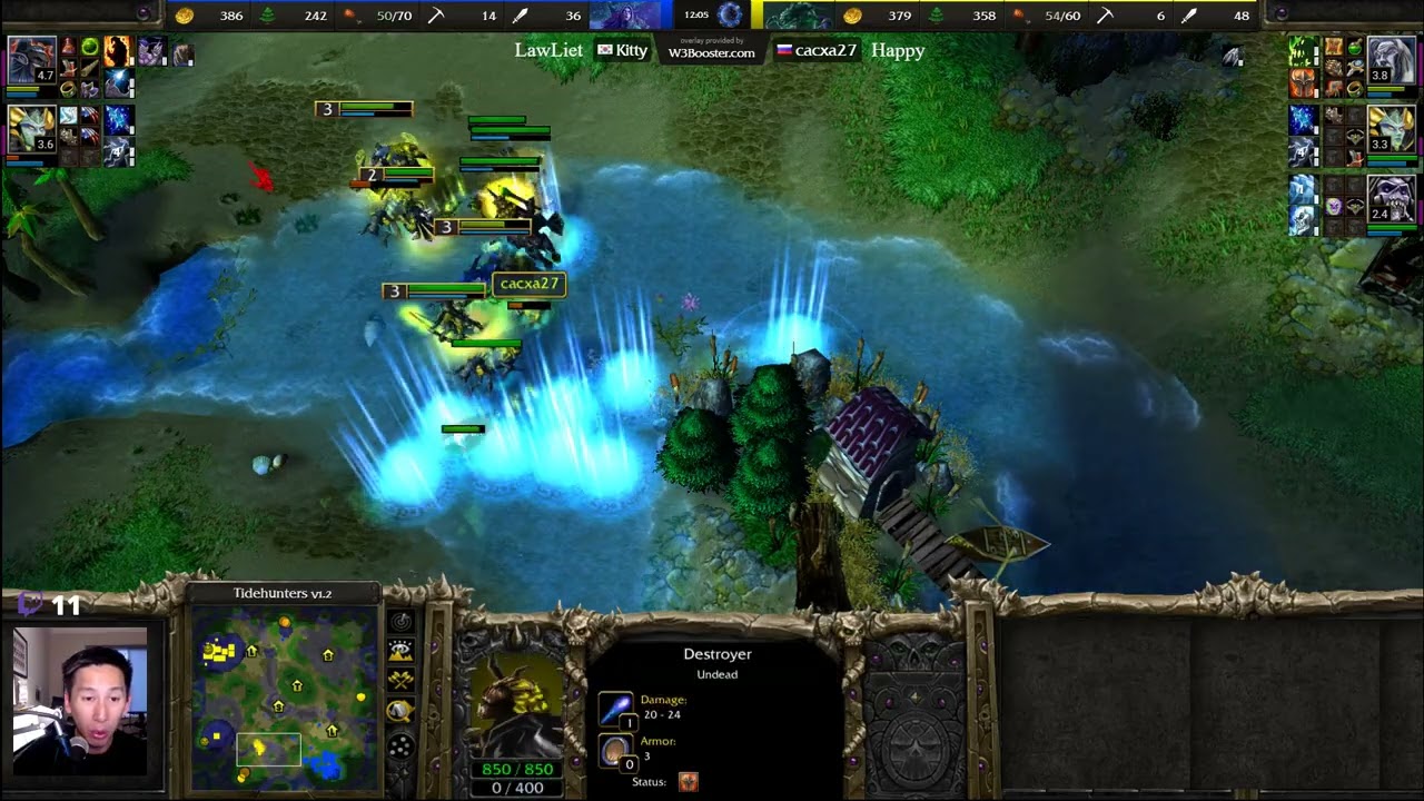 Happy (UD) vs LawLiet (NE) - Recommended - WarCraft 3 - WC3650
