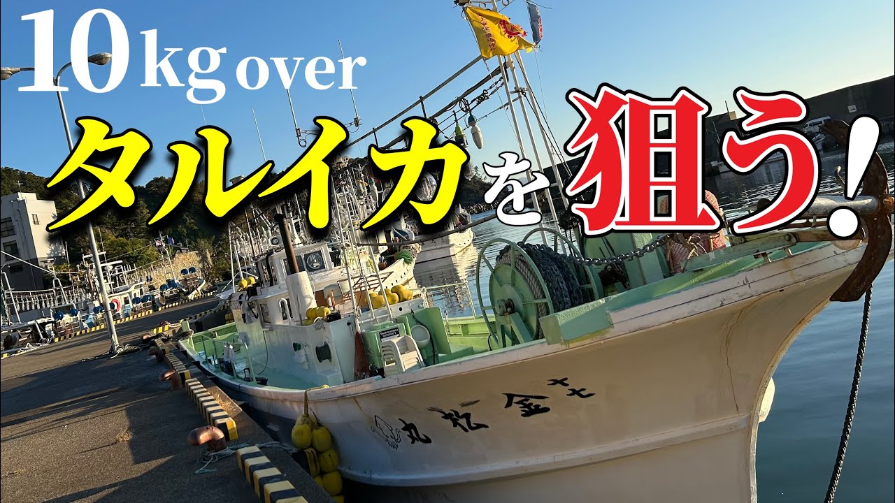 １０kg overタルイカを狙う！福井・越前