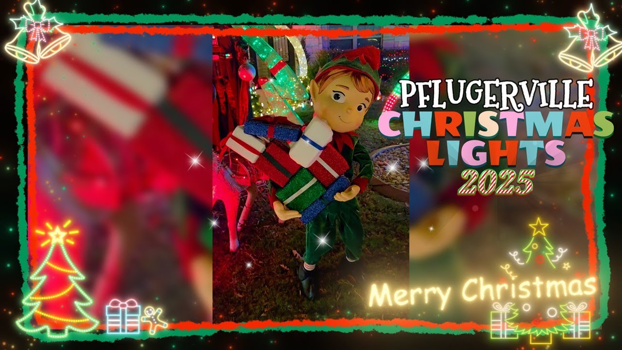 BEST Christmas Light Display in Pflugerville!