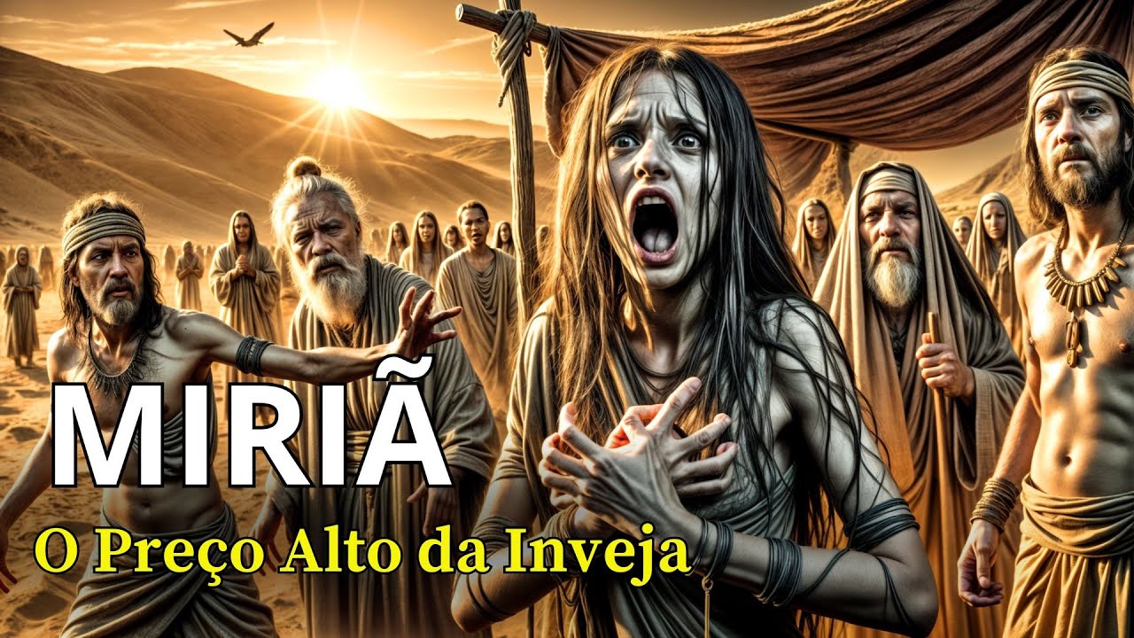 Por Que MIRIÃ Foi Punida? A História Chocante da Mulher Que Desafiou Moisés! História Bíblica