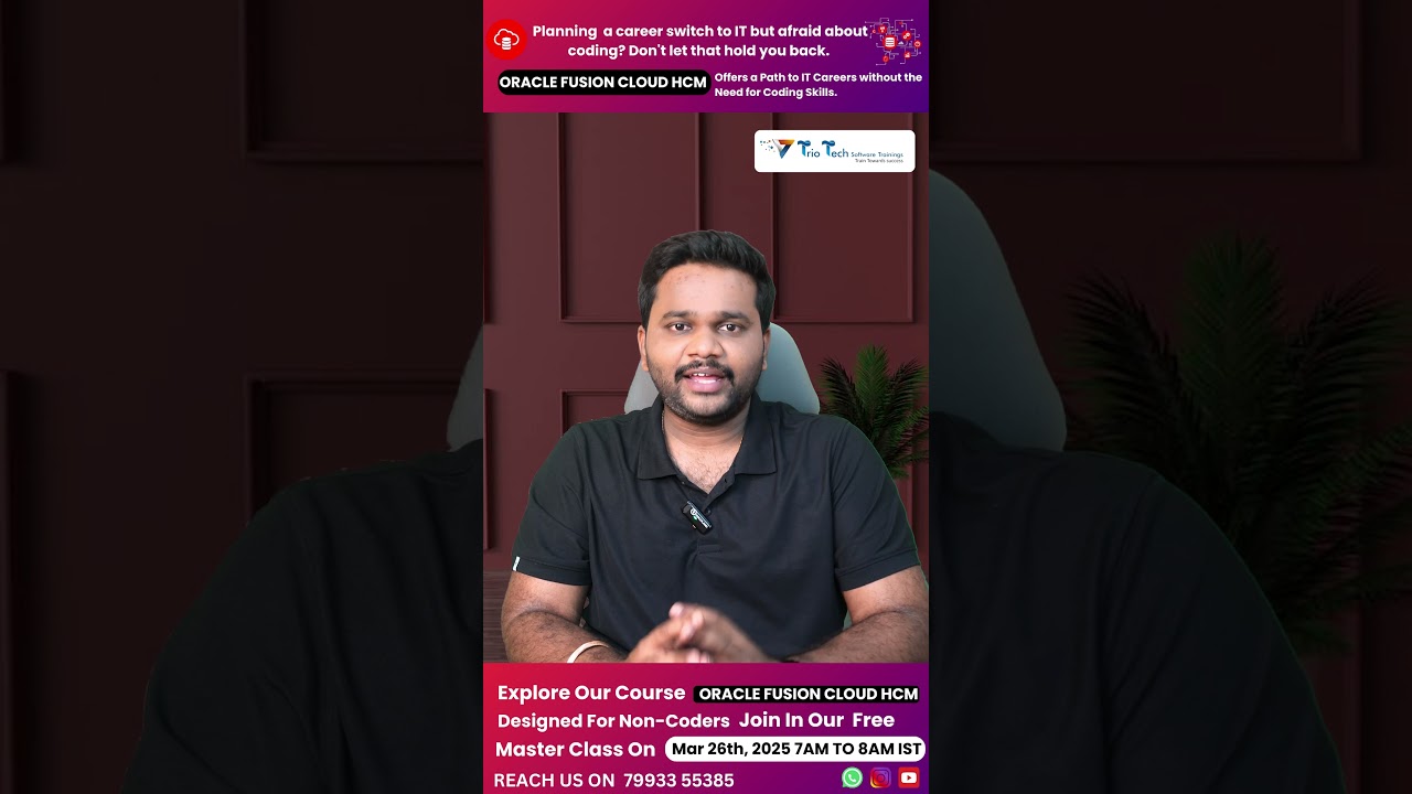 Oracle Fusion Cloud HCM Explained | Placement Guarantee Training & Career Success Tips!