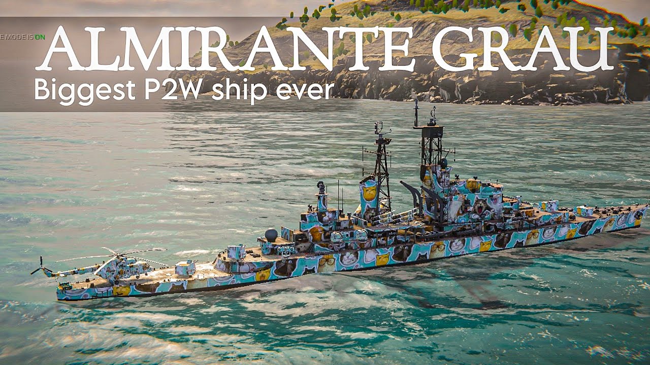 BAP Almirante Grau | The biggest p2w ship ever released | Gameplay | Lenoxstar 