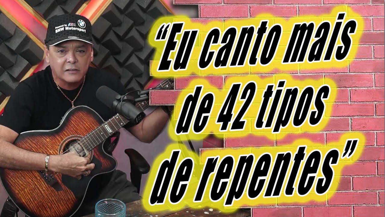 Luizinho de Irauçuba toca e canta mais de 42 tipos de Repentes.