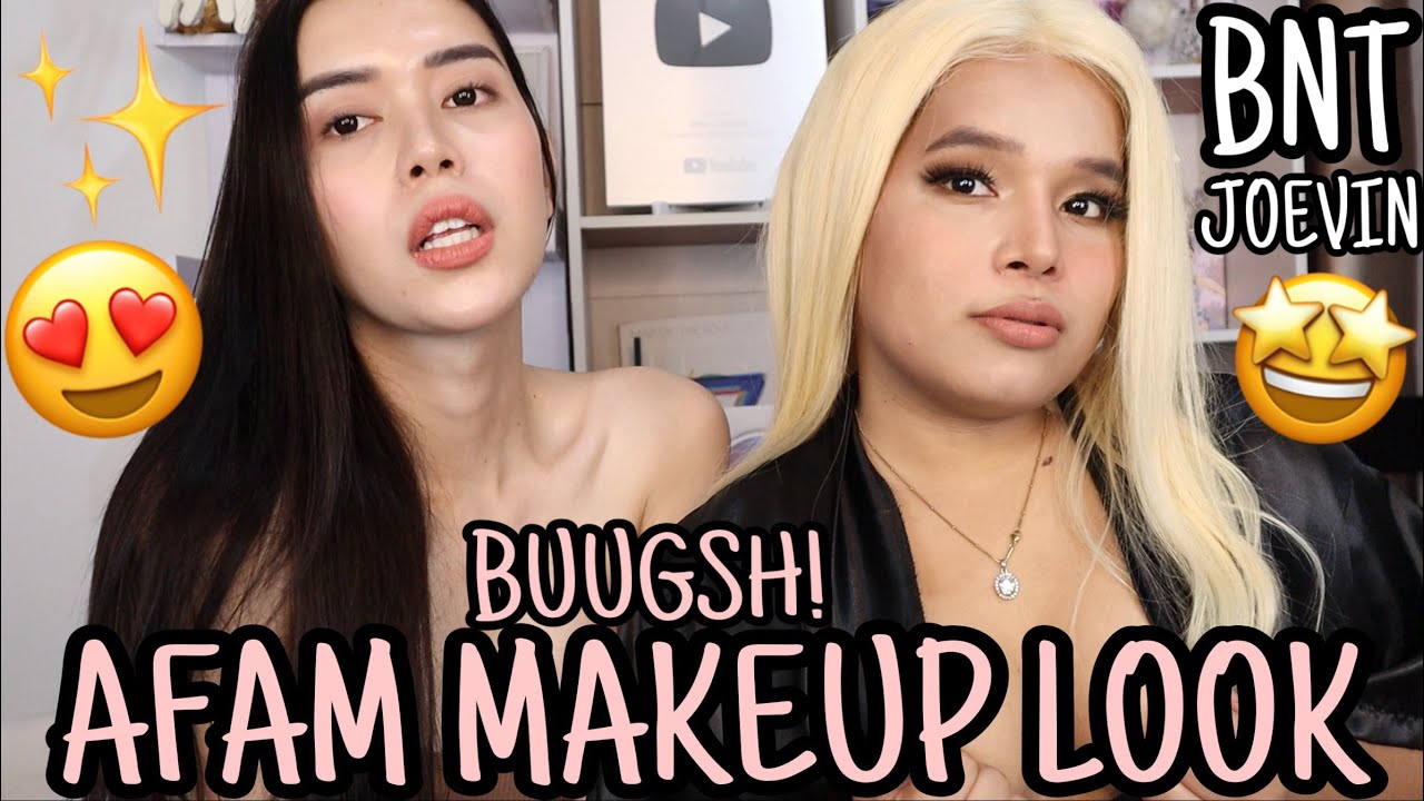 ANONG CHISMIS! AFAM MAKEUP LOOK WITH BNT JOEVIN BUUUGSH! || JanaLarman