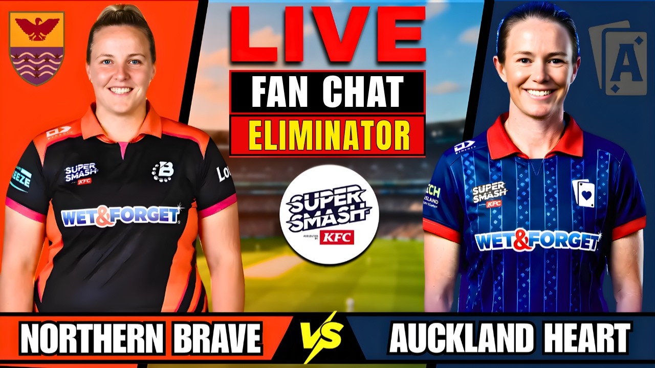Auckland Vs Northern Brave|Eliminator 1 T20| W Super Smash 2025-26|Live Score  |FAN CHAT|Discussion