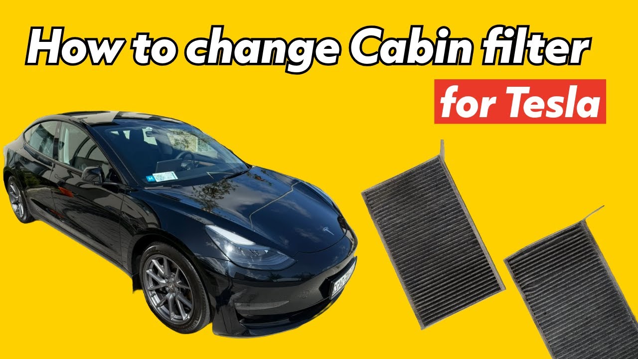 Как заменить салонный фильтр в Tesla Model 3/Y