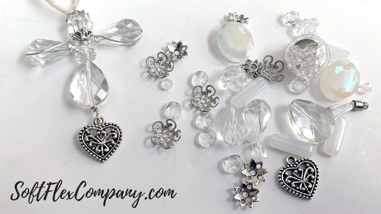 Create a Beaded Guardian Angel Ornament with Soft Flex Craft Wire: Free Spirit Beading with Kristen
