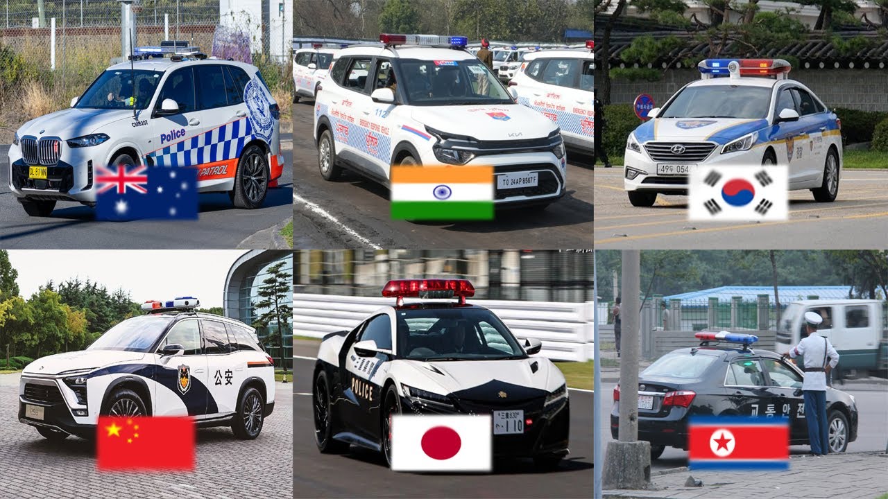 Police car in each country🚓 2025 / Cambank