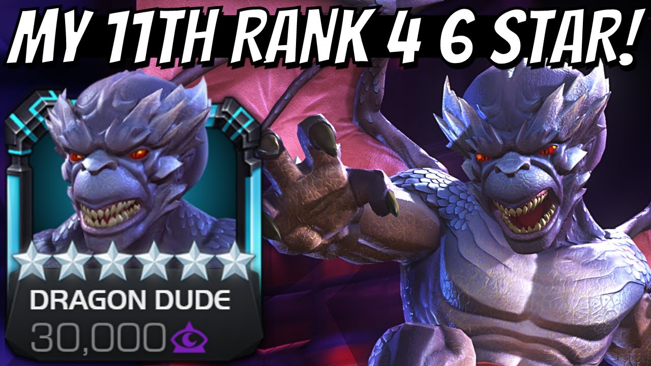 6 Star Rank 4 DRAGON MAN Gameplay - 25+ ENDGAME BOSSES!! MAXIMUM SHOWCASE!!!