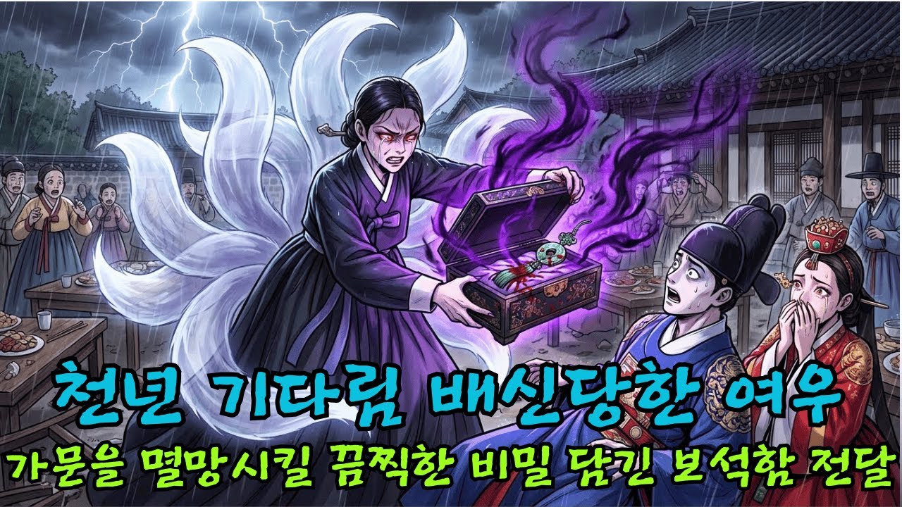 천년 기다림 배신당한 여우... 가문을 멸망시킬 끔찍한 비밀 담긴 보석함 전달 | 민담 | 전설 | 설화 | 옛날이야기