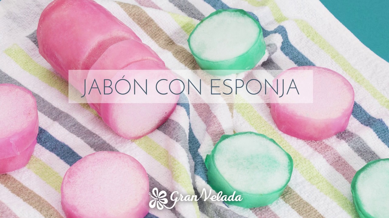 Esponja con jabon