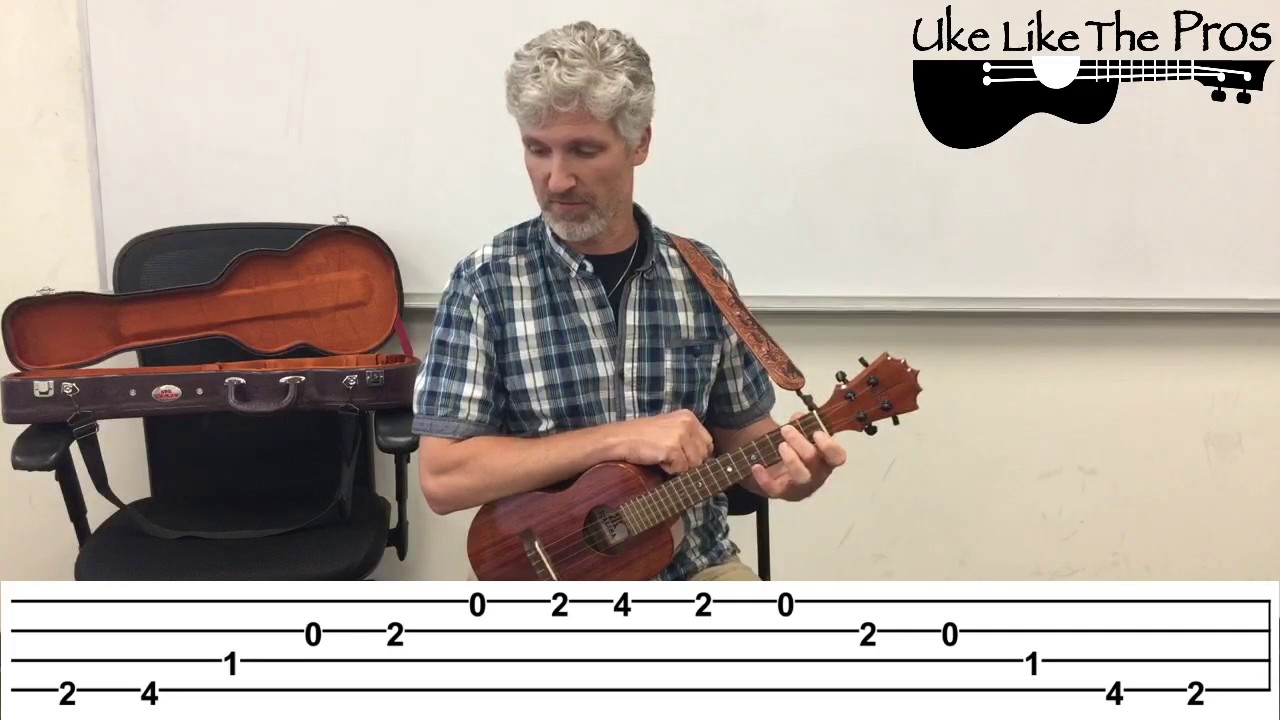 Major Pentatonic Scales and Solo Ukulele Tutorial TAB