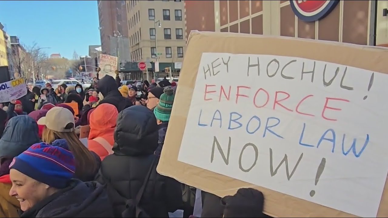 Brooklyn home care workers rally against wage theft