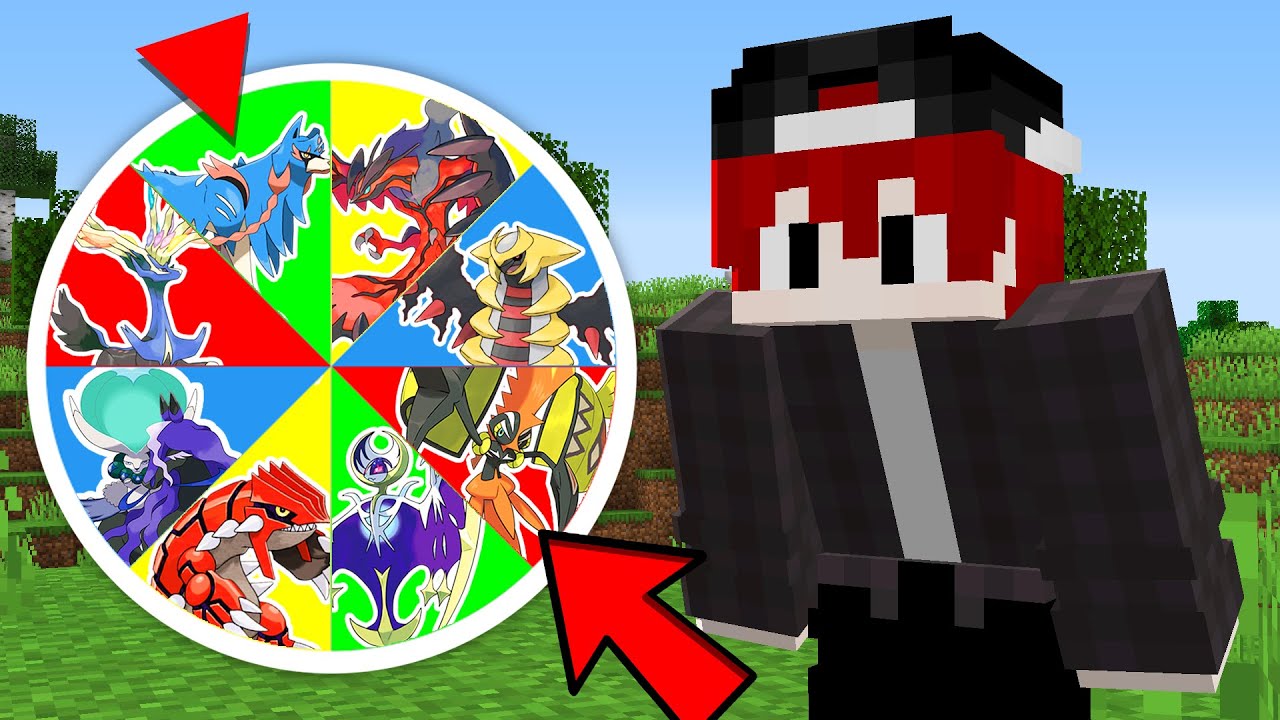 Roleta Decide Meus Pokémon no Minecraft Pixelmon