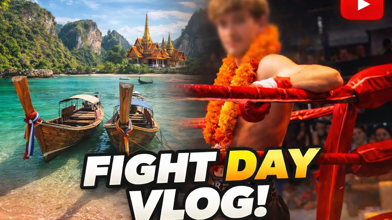 Muay Thai 🇹🇭 Fight day vlog pt1 (Nerves, meals, advice) 