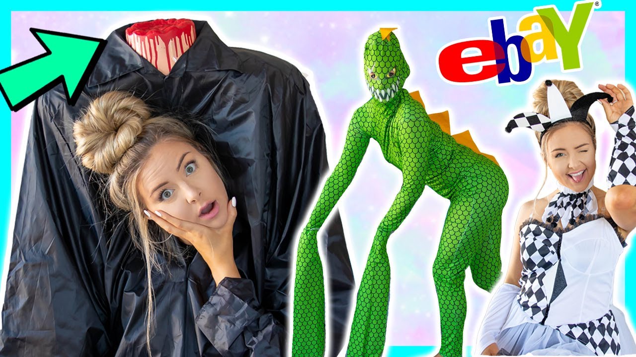 Trying On Cheap Halloween Costumes From Ebay And Wish ! Success Or Disaster !