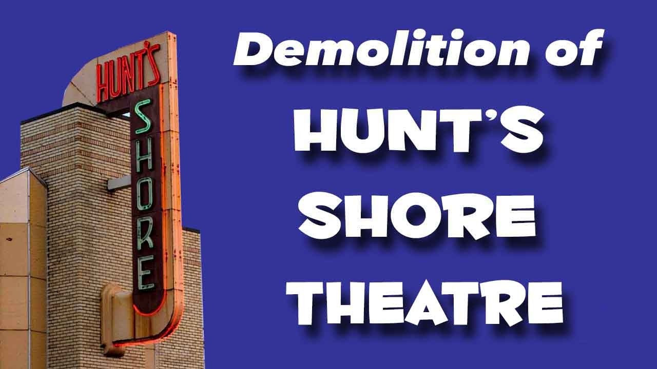 Hunt's Shore Theatre Demolition in Wildwood NJ 2006
