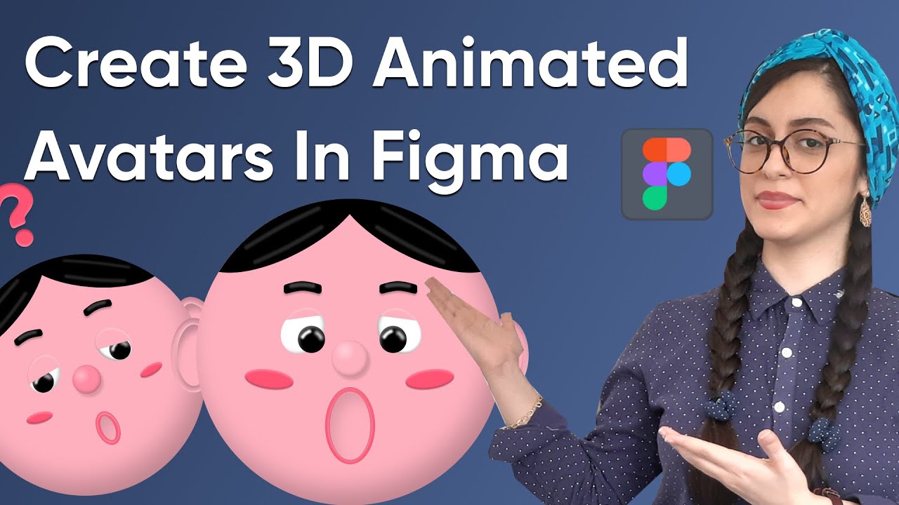 3D Avatars in Figma - with - Animation