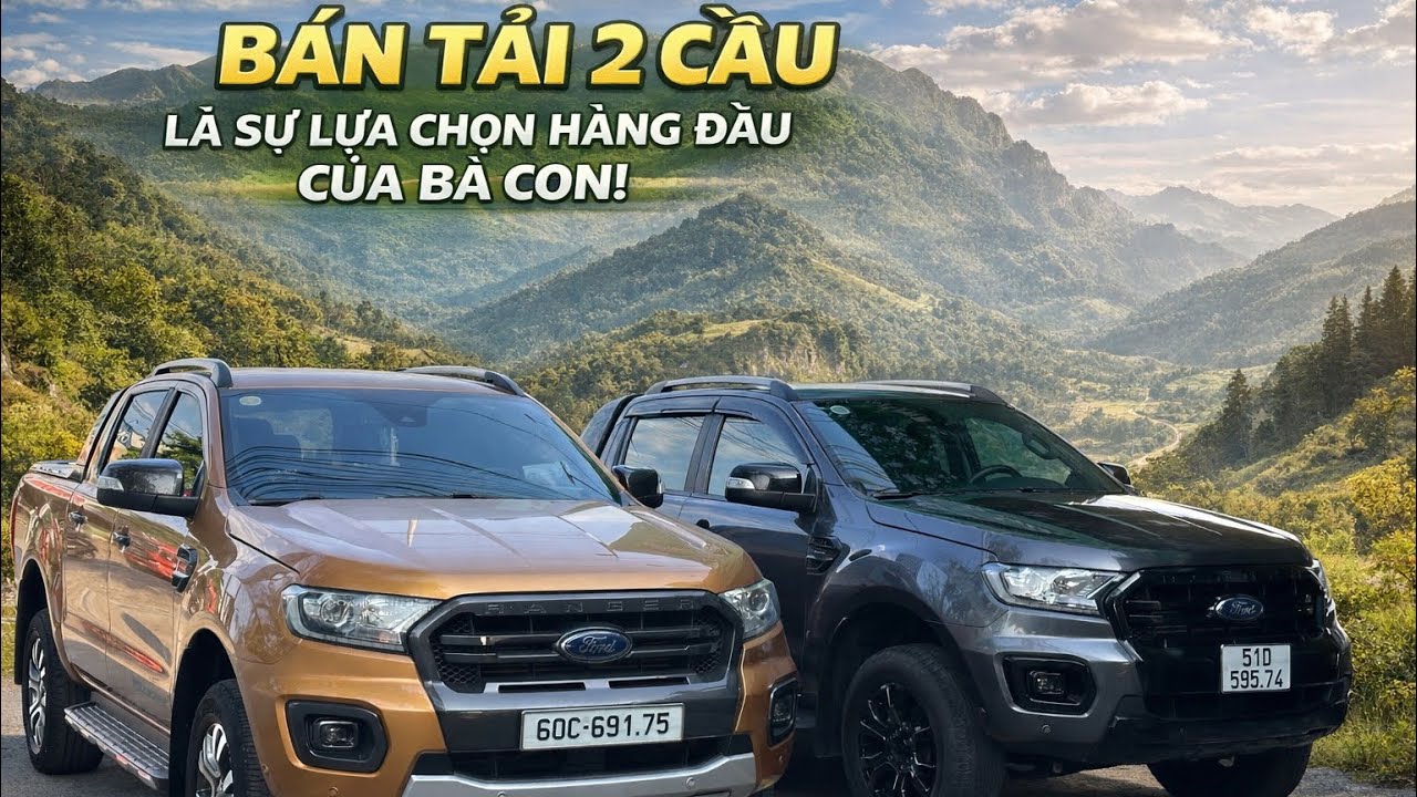 Bán tải 2 cầu lựa lựa chọn hàng đầu của bà con công trình và đi rẫy Ranger wildtrack 2018/2019 4x4 