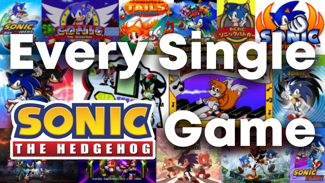 I'm streaming EVERY Sonic Game!
