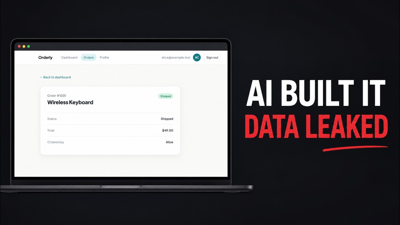 I Built an App with AI... and It Leaked the Data