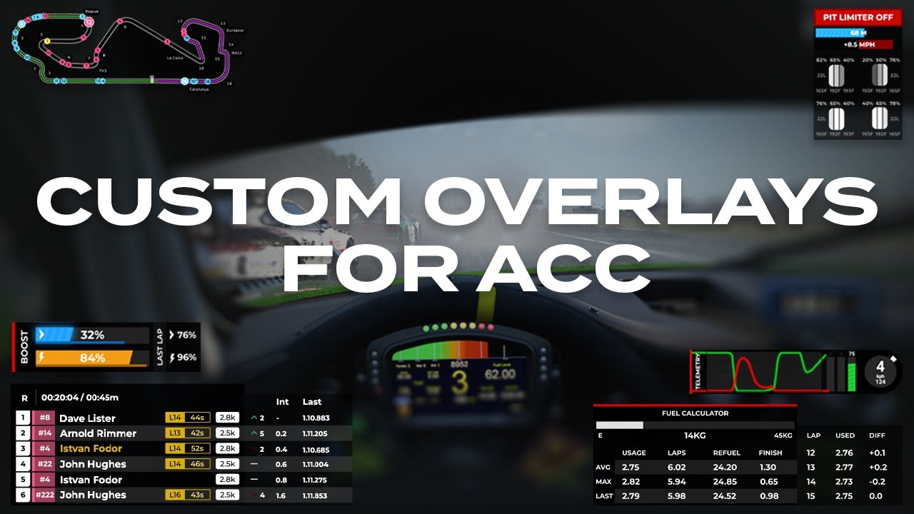 Racelab Overlays for Assetto Corsa Competizione Are Here - And They're Great! [ How To Guide ]