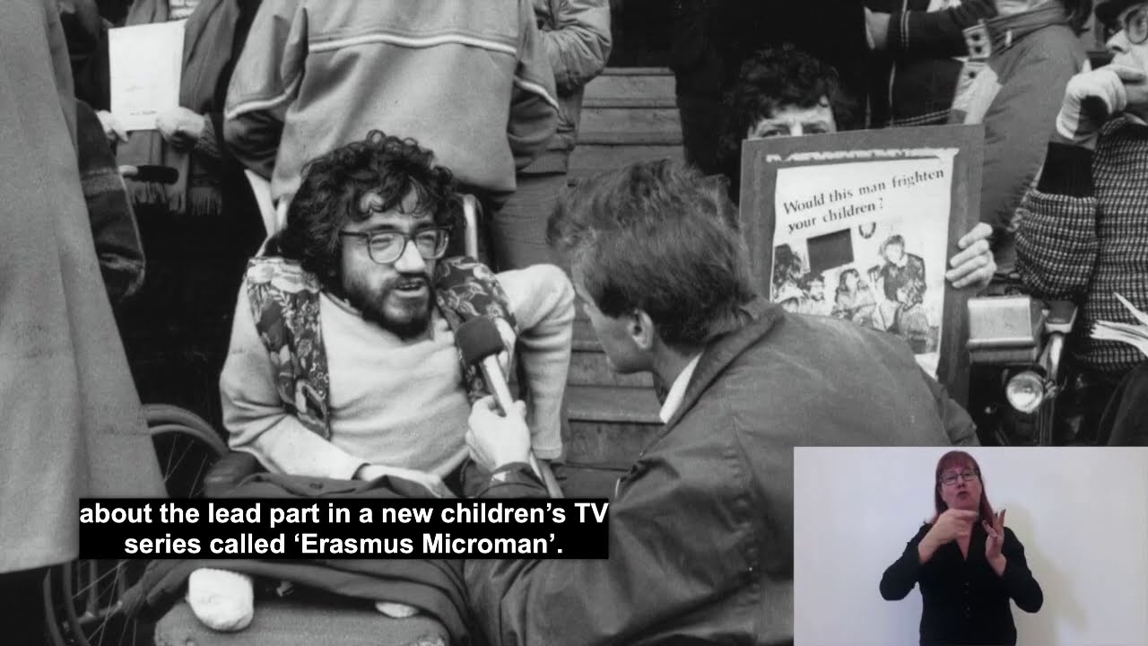 Disabled People&rsquo;s Mini Histories - Episode 1: Too Frightening For Kids TV [CC, BSL, Audio Described]
