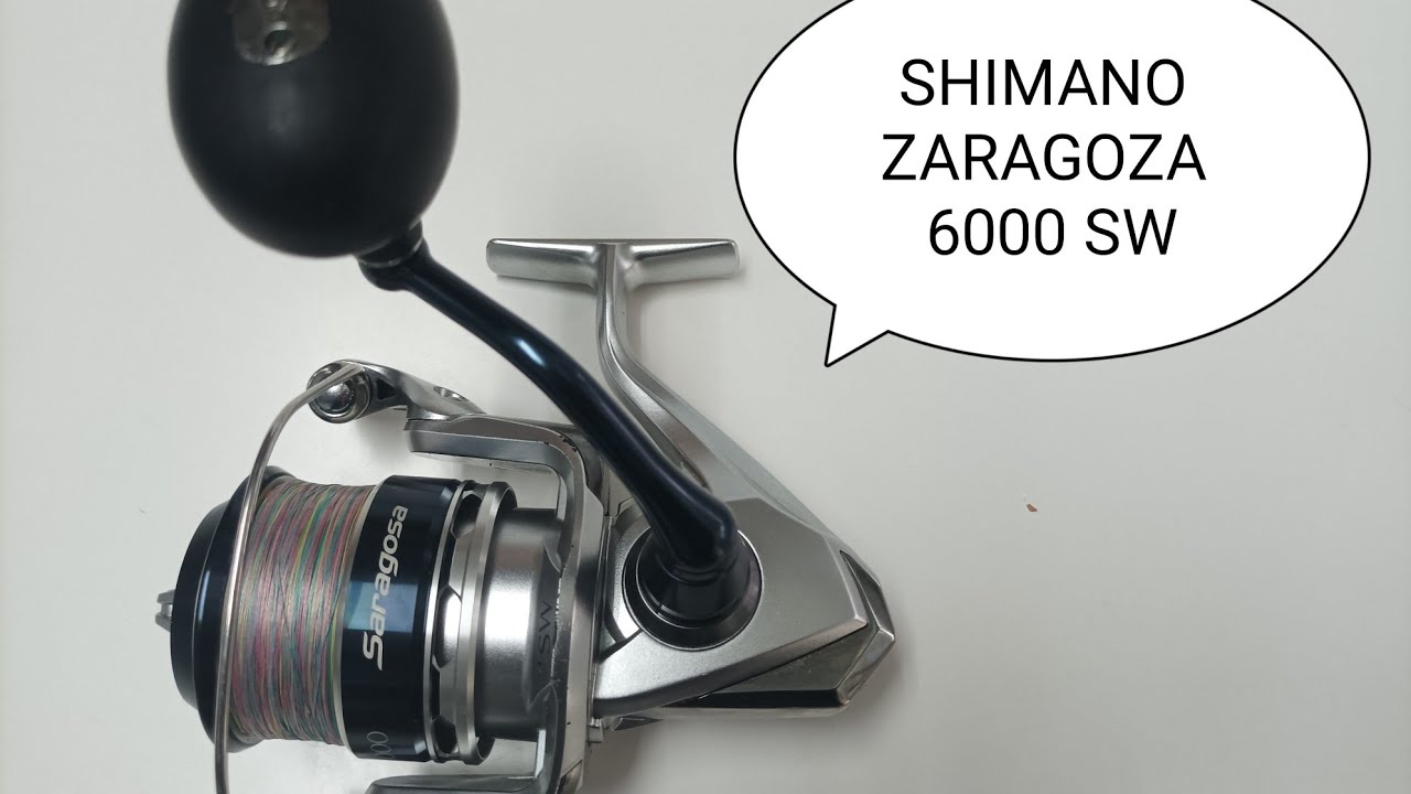 CARRETE O REEL DE PESCA SHIMANO ZARAGOZA 6000 SW LIMPIEZA Y PEQUEÑO MANTENIMIENTO