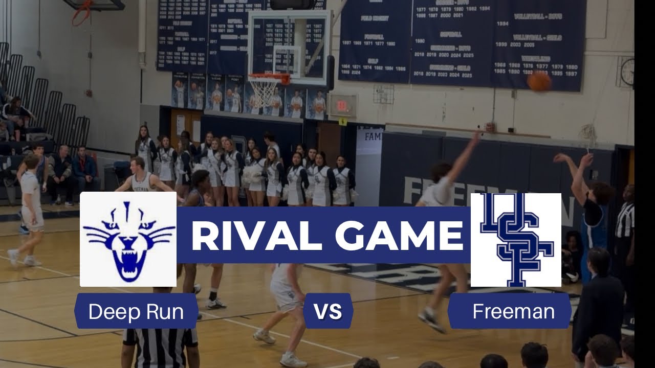 Deep Run at Freeman. Varsity boys basketball game. 